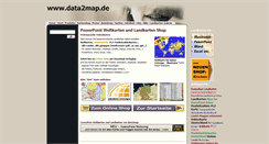 Desktop Screenshot of data2map.de