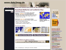 Tablet Screenshot of data2map.de